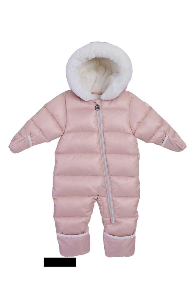 Michael Kors Faux Fur Lined Quilted Pram, Alternate, color, 