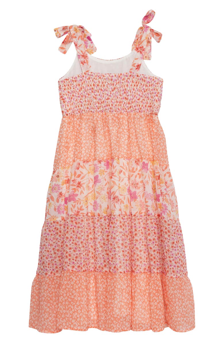 Speechless Kids' Tiered Sundress & Sunnies Set, Alternate, color, 