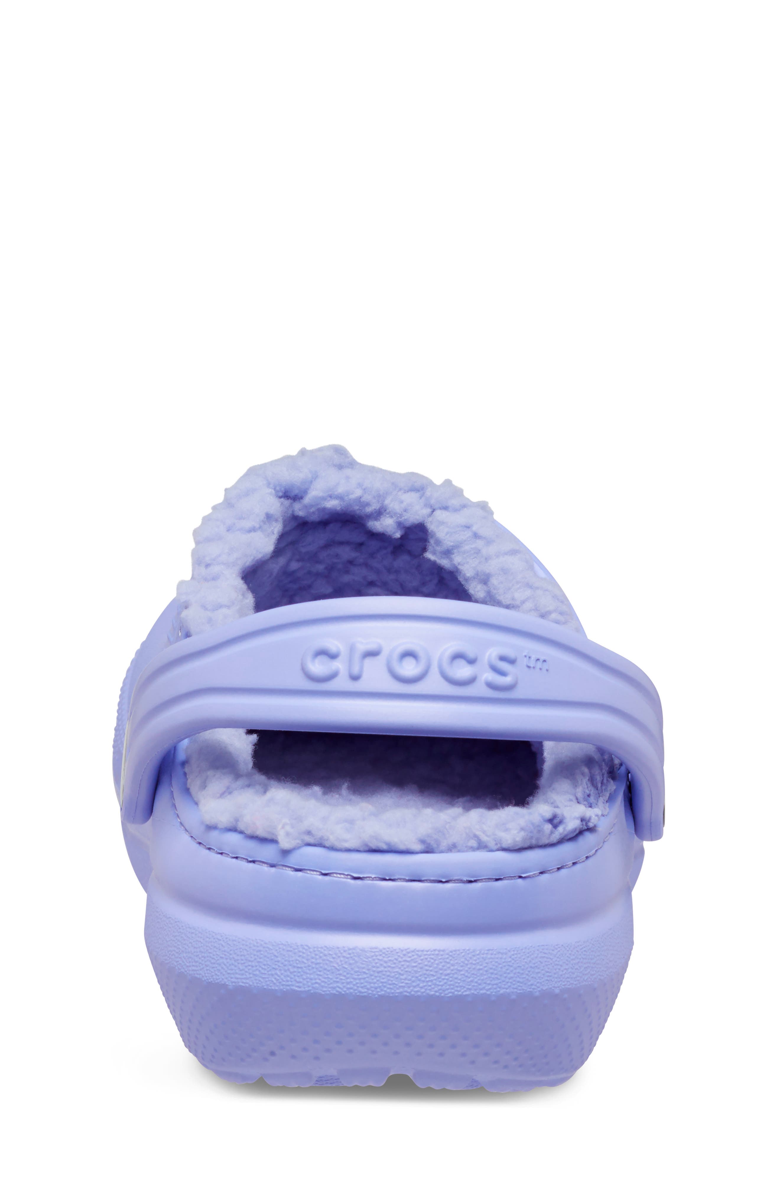 Kids' Classic Faux Fur Lined Clog, Alternate, color, DIGITAL VIOLET