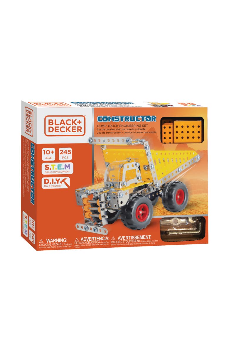 Black + Decker Constructor Dump Truck- 245 pcs, Main, color, Multi Color