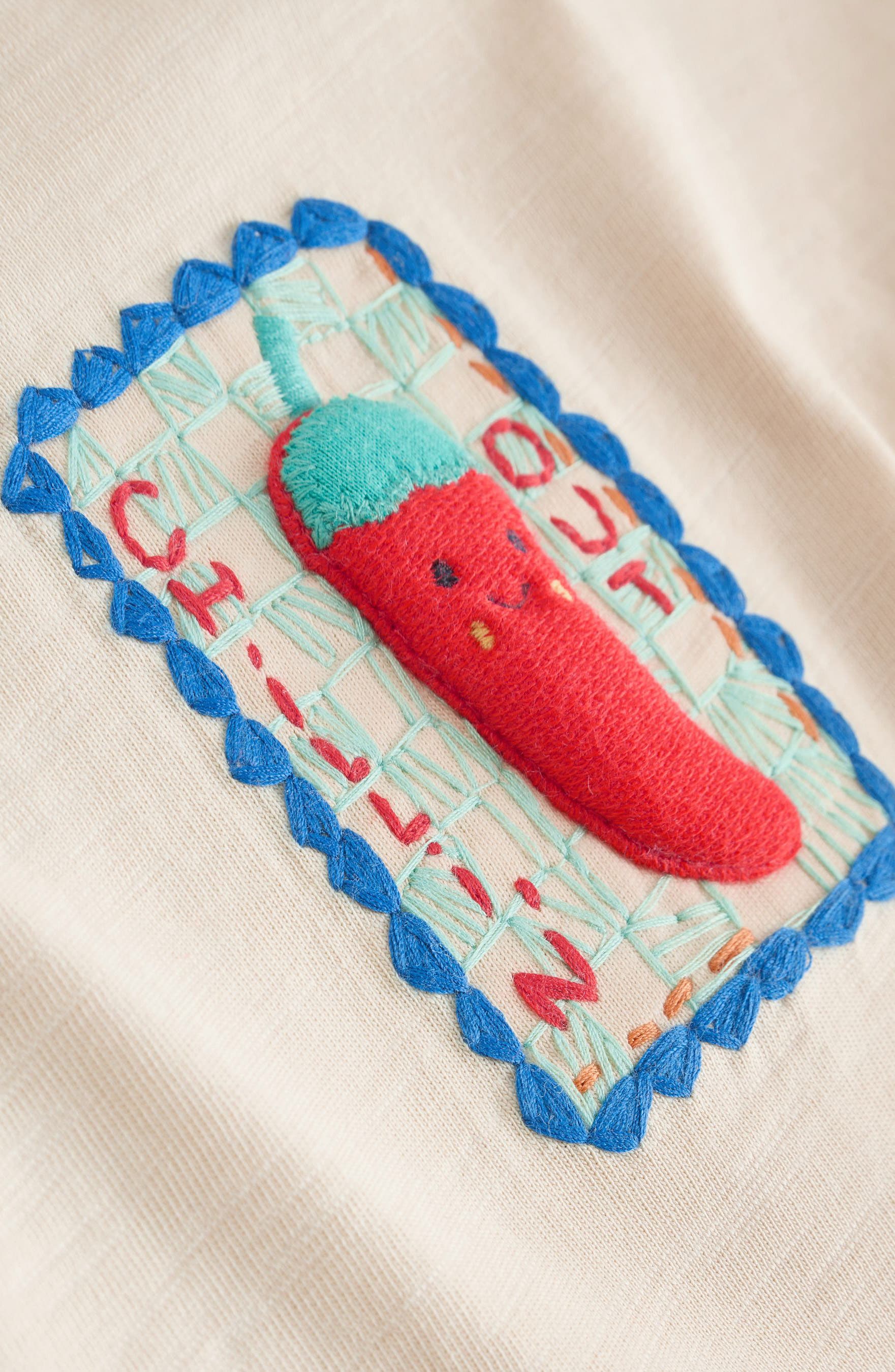 Детские NEXT Chilli Appliqué T-Shirt & Shorts Set — фото 4