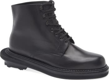 靴 sacai boots sacai: Black Zip Up Boots | SSENSE