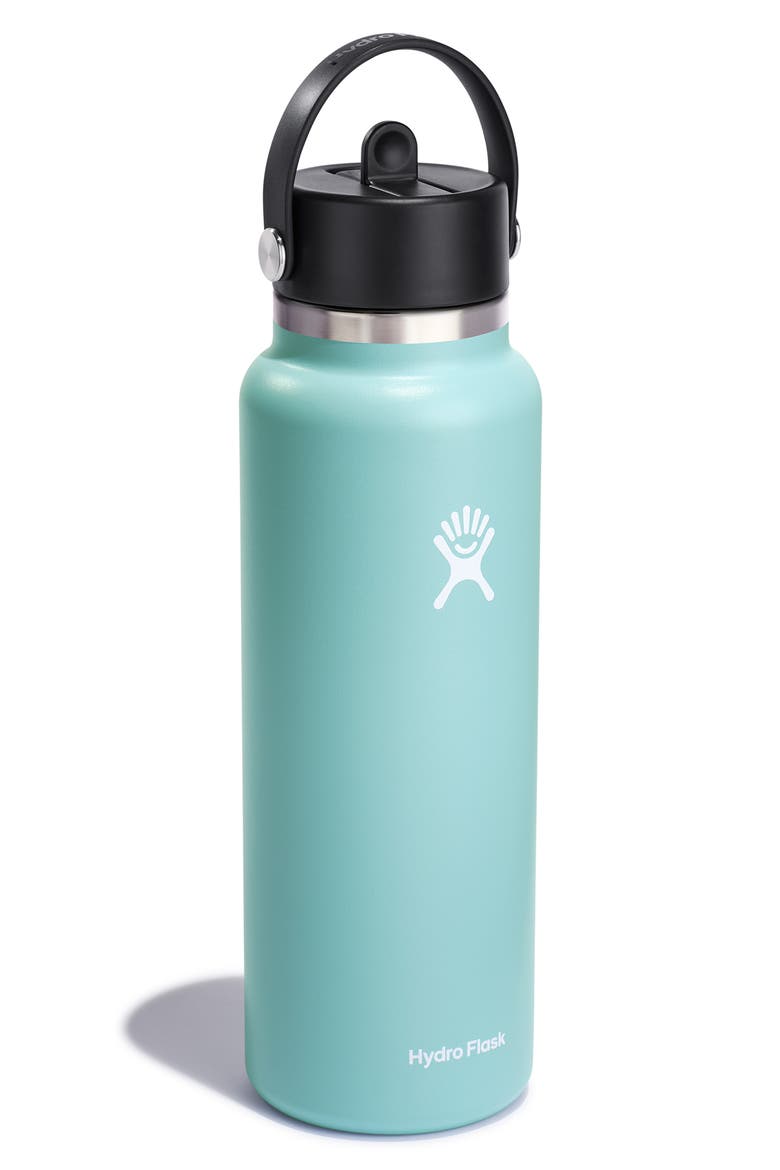 40-Ounce Wide Flex Straw Cap Water Bottle, Main, color, DEW