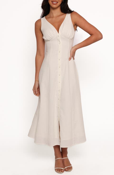 Barbara Buttoned Maxi Dress