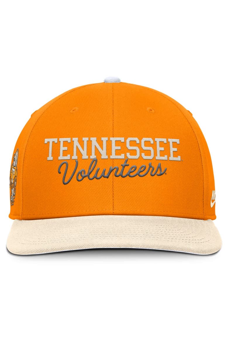 Men's Nike Tennessee Orange/Cream Tennessee Volunteers Pro Legacy Script Snapback Hat, Alternate, color, Tennessee Orange