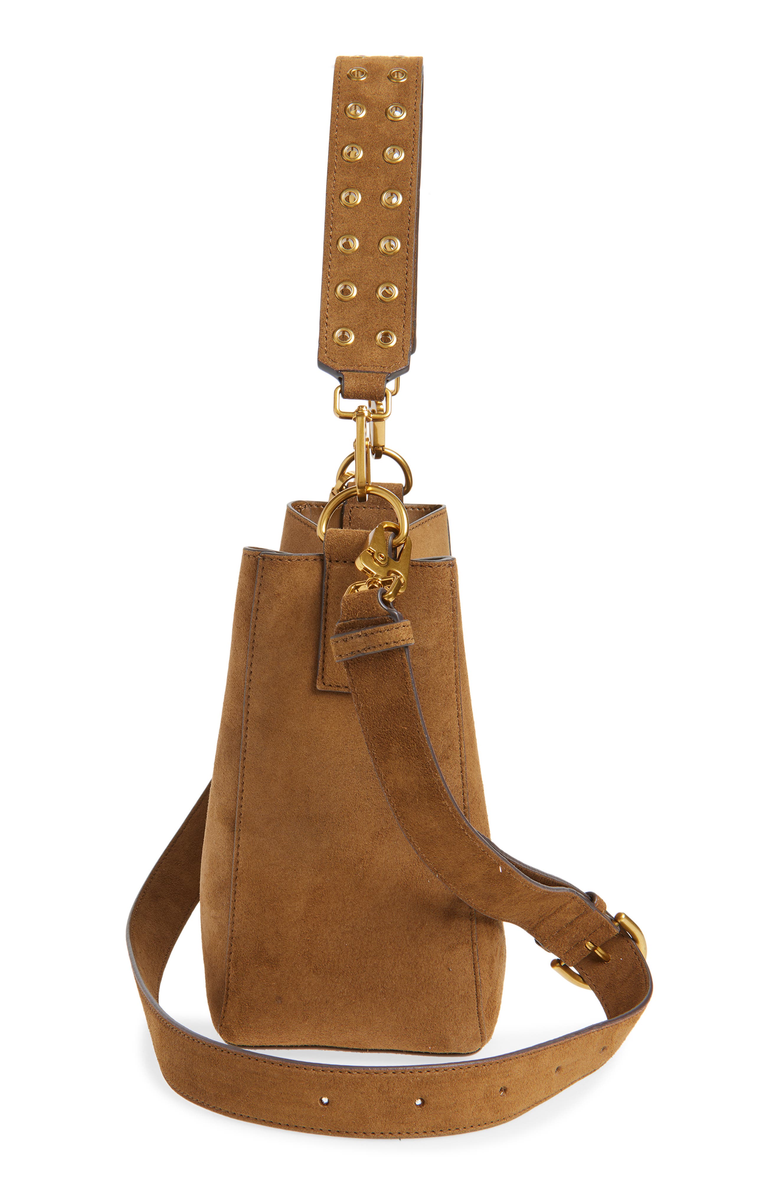 rag & bone Parker Bucket Tote, Alternate, color, Brown