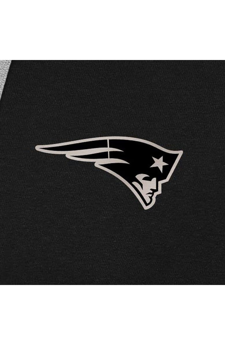 ANTIGUA Men's Antigua Black New England Patriots Brushed Carbon Victory Pullover Hoodie, Alternate, color, Black