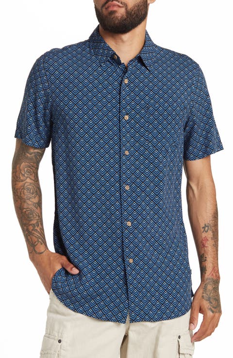 Venice Relaxed Fit Short Sleeve Button-Up Shirt