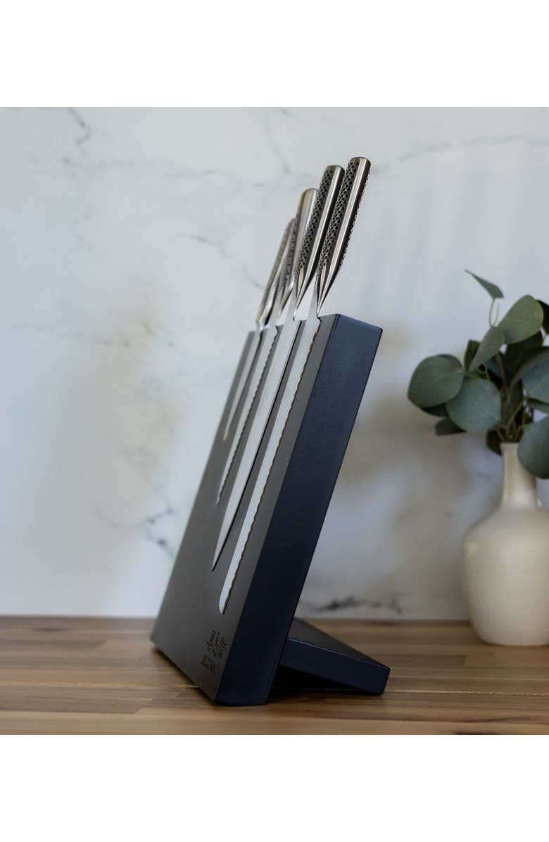 GLOBAL Magnetic Easel Knife Block, Alternate, color, Black