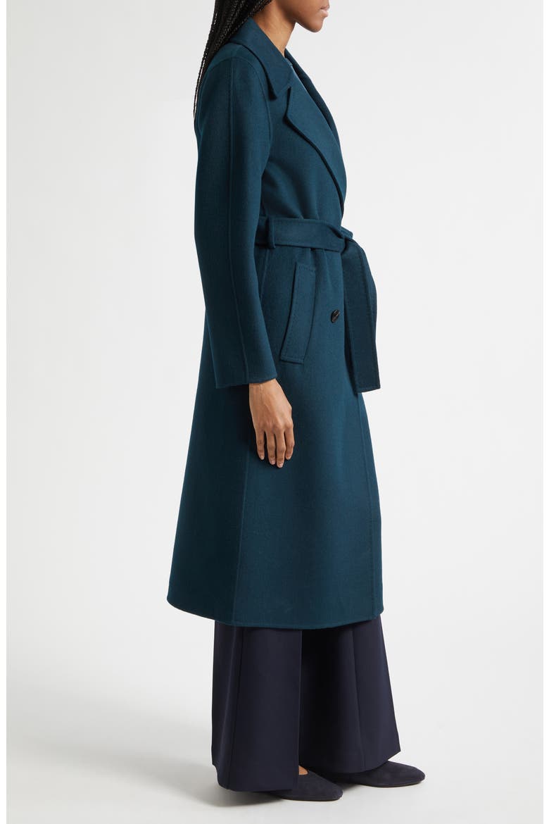 Rene Wool Blend Double Face Coat, Alternate, color, TEAL