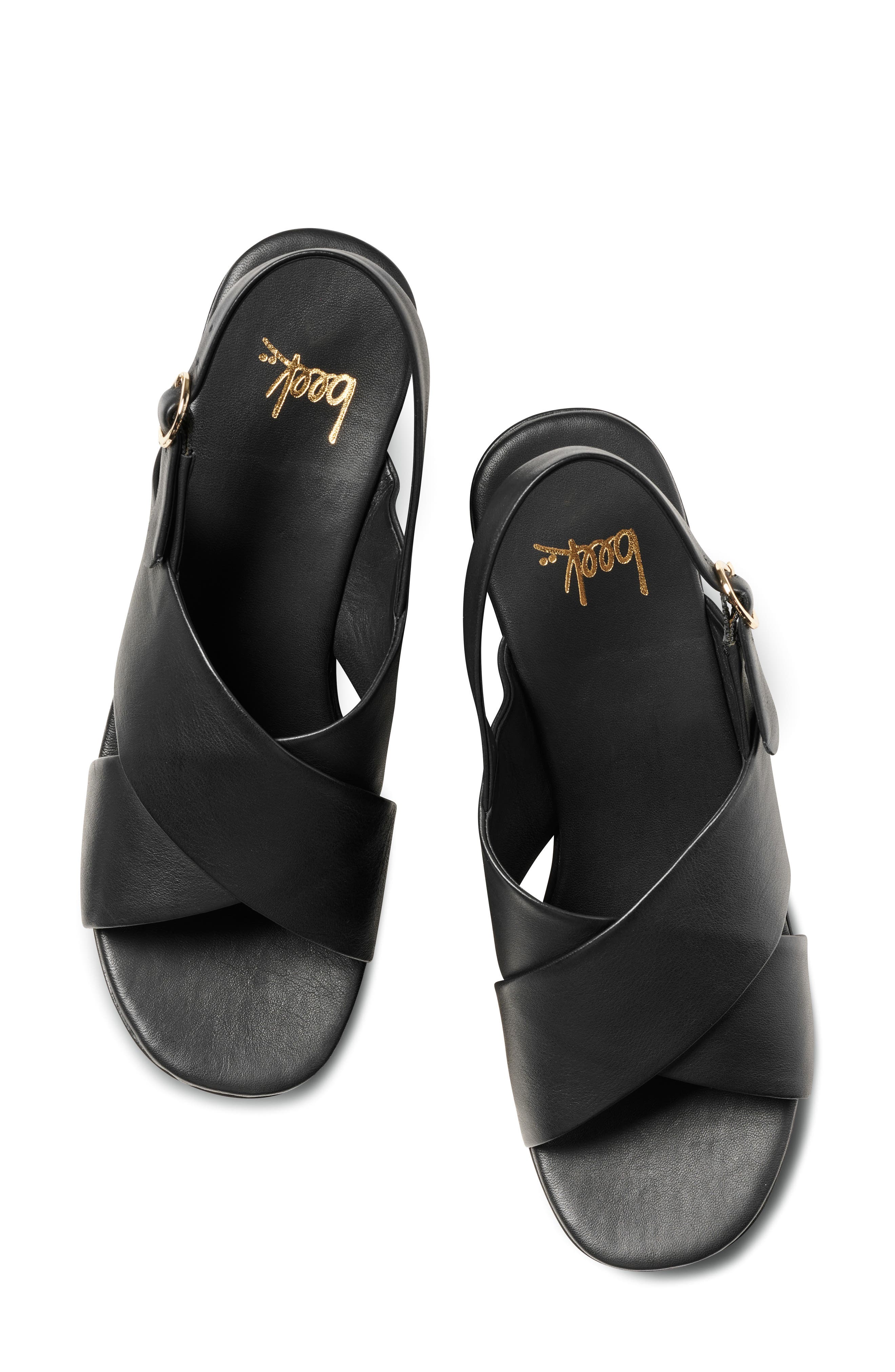 Beek Emu Platform Slingback Sandal, Alternate, color, Black