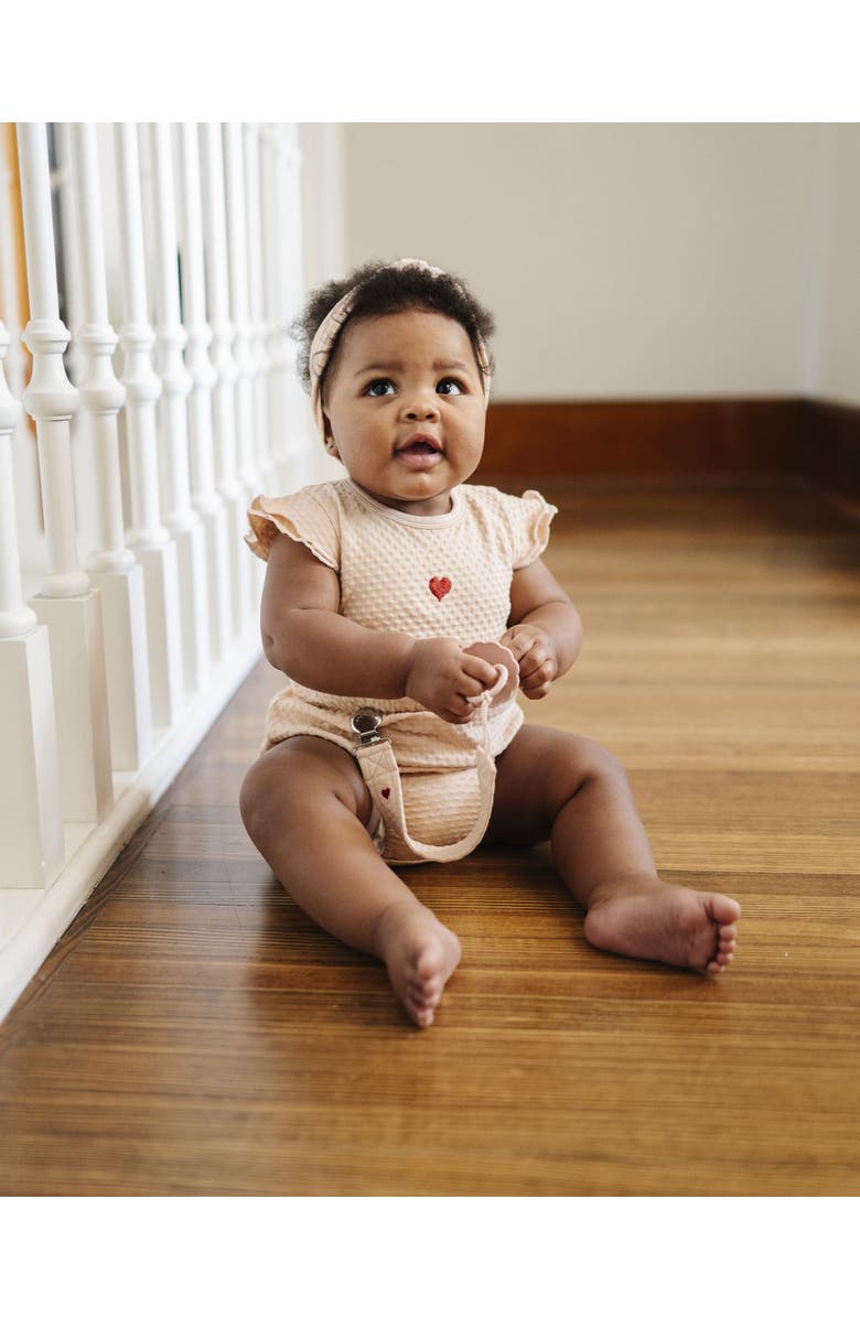 Ely's & Co. Cotton - Embroidered Heart Collection-Romper, Alternate, color,