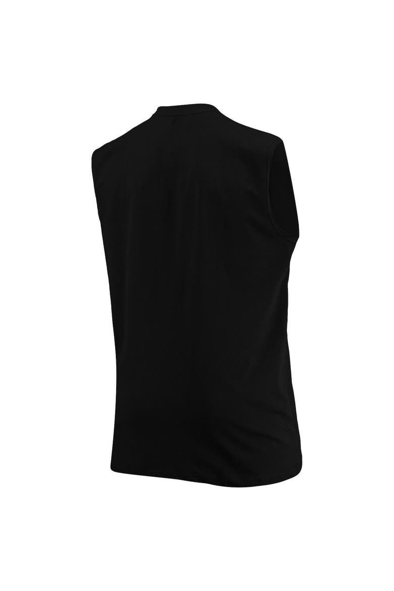 Men's Black Colorado Rockies Big & Tall Jersey Muscle Tank Top, Alternate, color, Black