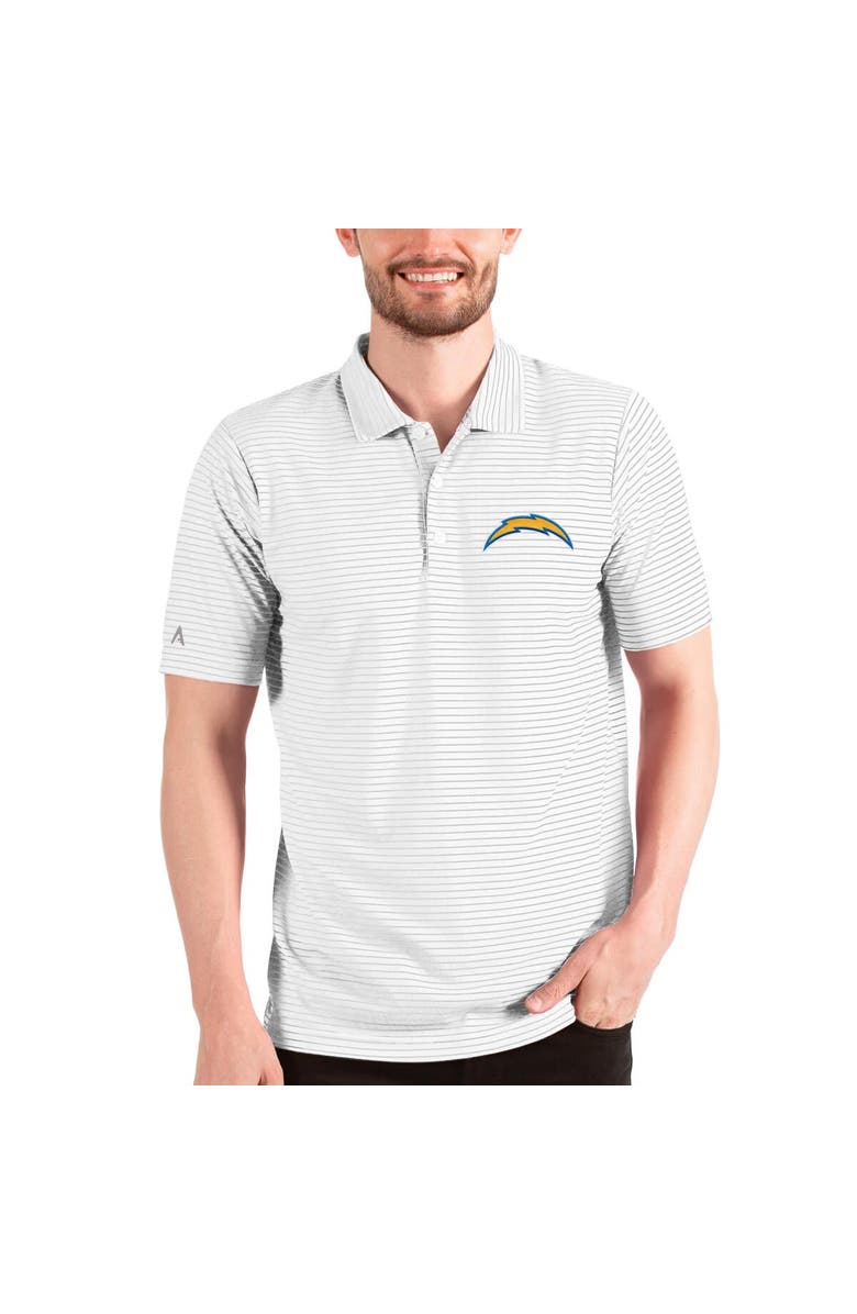 ANTIGUA Men's Antigua White Los Angeles Chargers Esteem Polo, Alternate, color, 