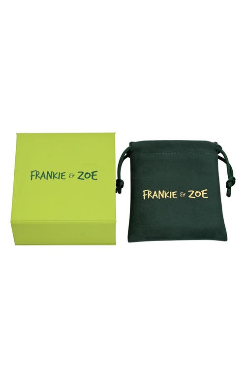Frankie & Zoe 4mm High Polish Ball Stud Earrings