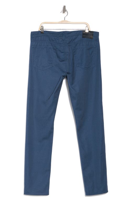 Ag Tellis Jacquard Slim Fit Pants In Gladwell Blue Multi