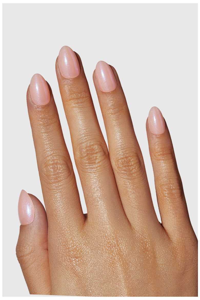 Extra Short Almond Press-On Nails, Alternate, color, SOUTH SEA PEARL