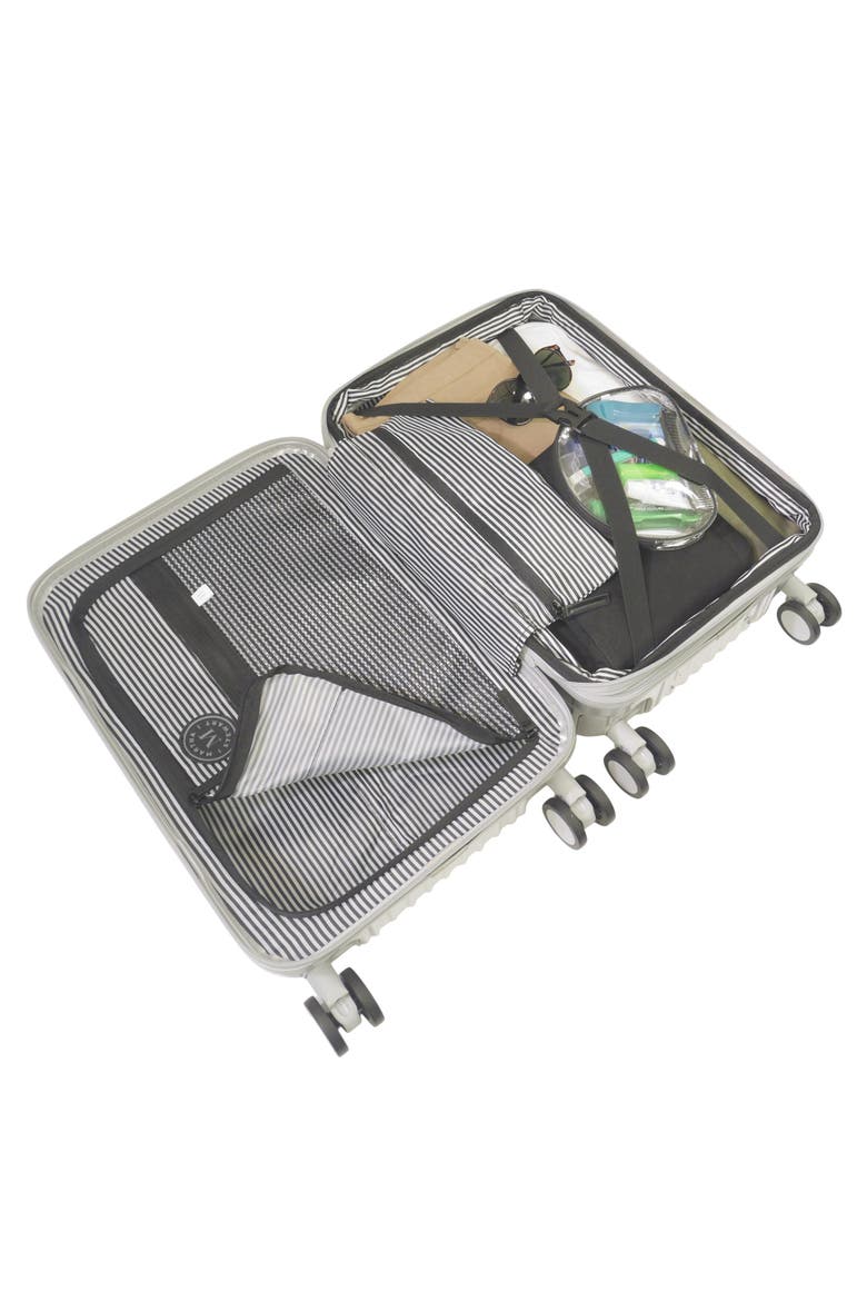 The Bedford 22" Hardcase Carry-On, Alternate, color, SILVER