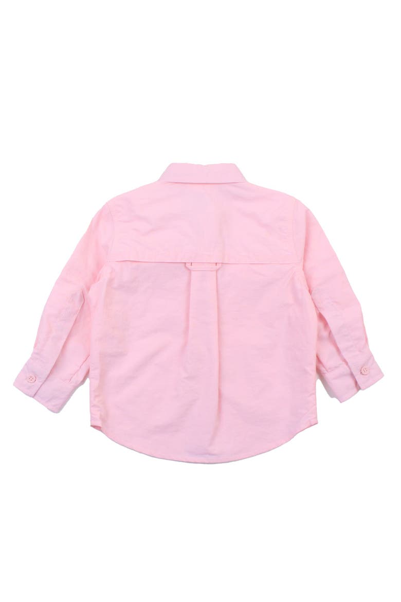 Boys UPF50+ Sun Protective Button Down Shirt, Alternate, color, Pink