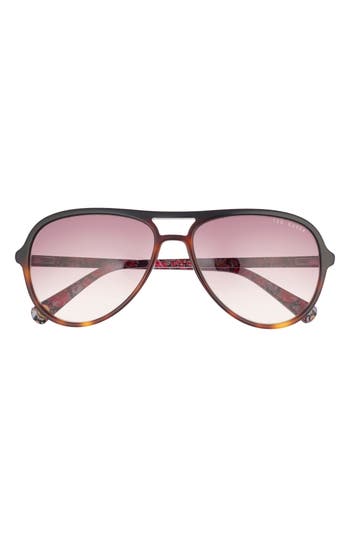 Ted Baker 57mm Gradient Aviator Sunglasses In Pink