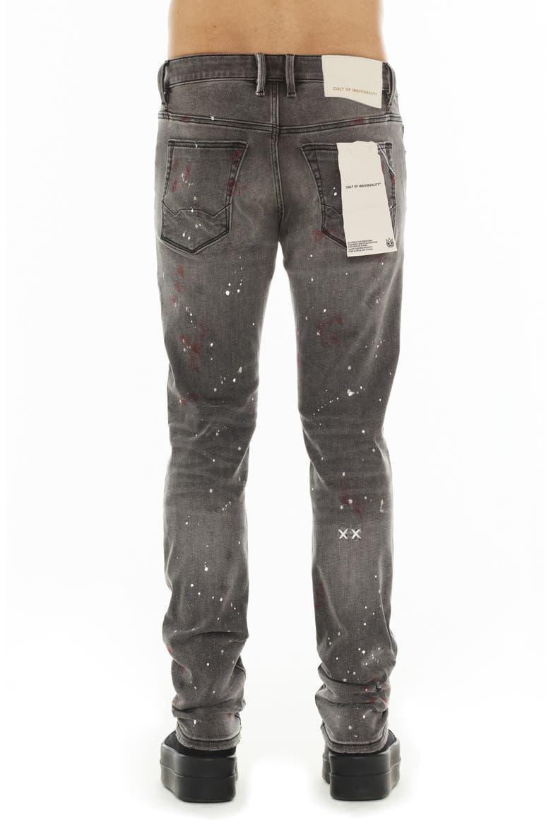 Rocker Slim Fit Jeans, Alternate, color, MOON