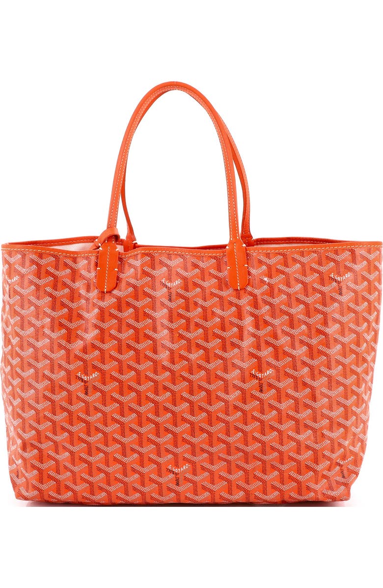Pre-Owned Goyard Saint Louis Tote Coated Canvas PM, Main, color, Orange
