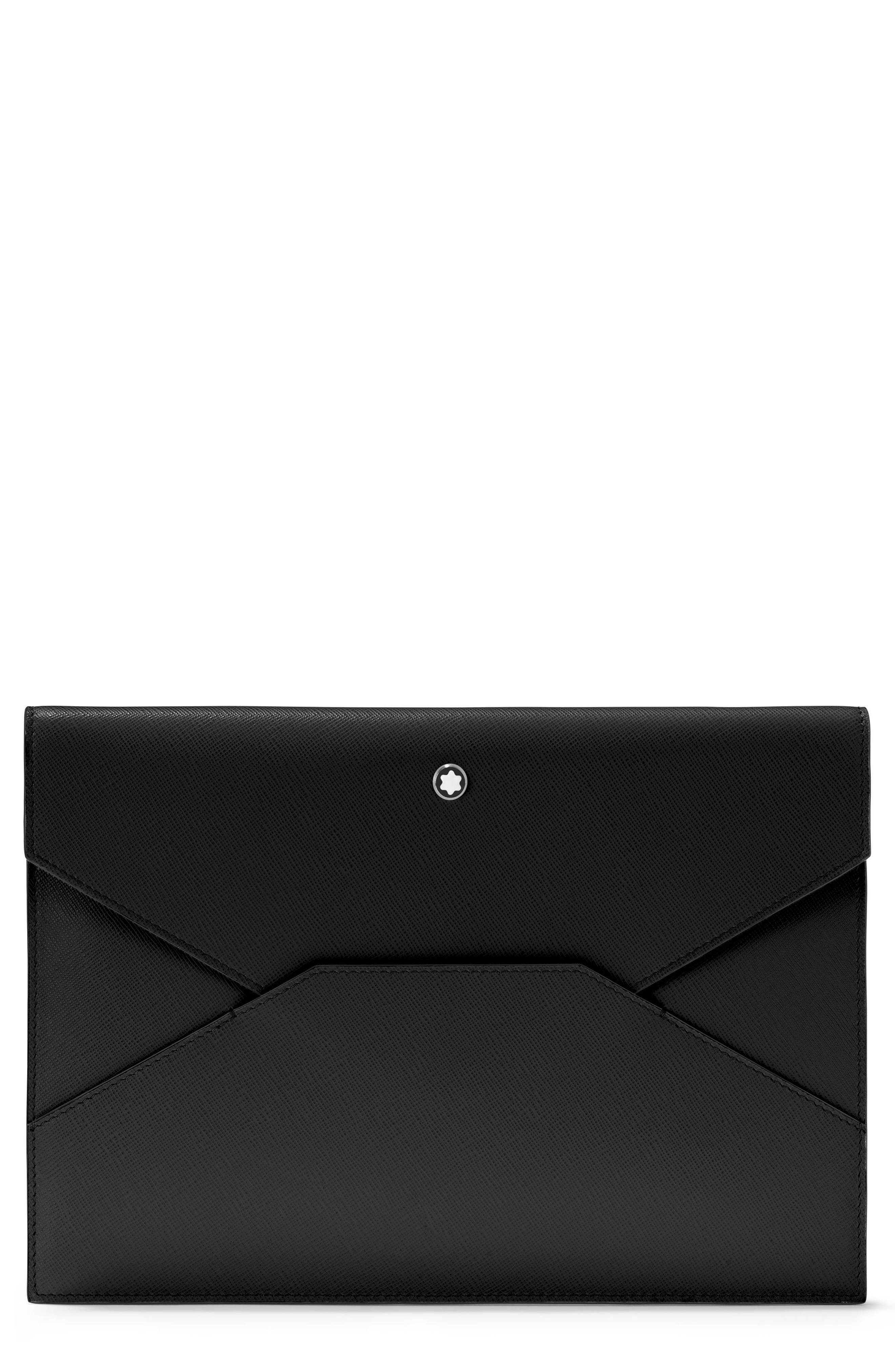 Montblanc Sartorial Envelope Pouch, Main, color, 