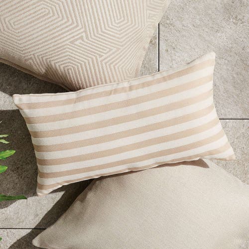 Napa Home & Garden Grant Lumbar Indoor-outdoor Pillow In Neutral