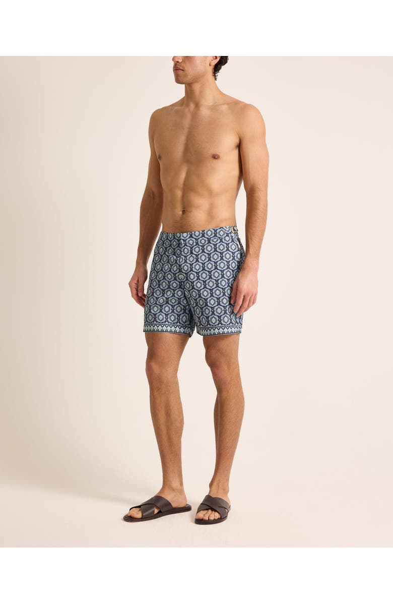 Orlebar Brown Bulldog Mid-Length Classic Fit Swim Shorts, Alternate, color, Night Iris