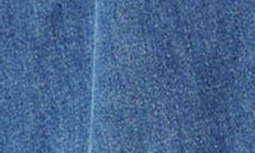 Habitual Long Sleeve Button-up Shirtdress In Blue