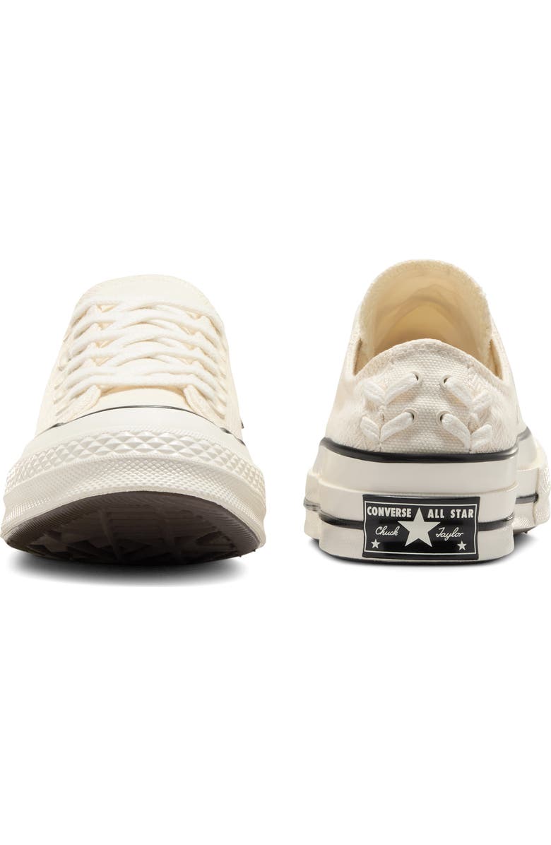 Converse Chuck 70 Canvas Sneaker, Alternate, color, Egret/ Black/ Egret