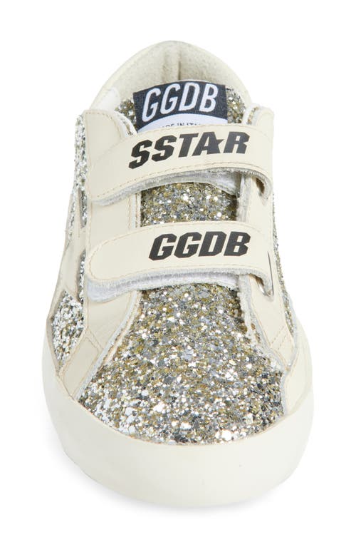 Golden Goose Kids' Old School Glitter Low Top Sneaker In Multi