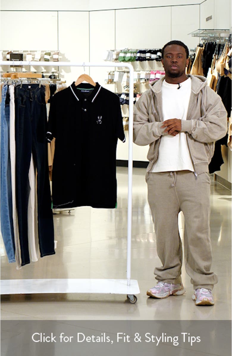 Baxter Tipped Pima Cotton Piqué Polo, sales video thumbnail