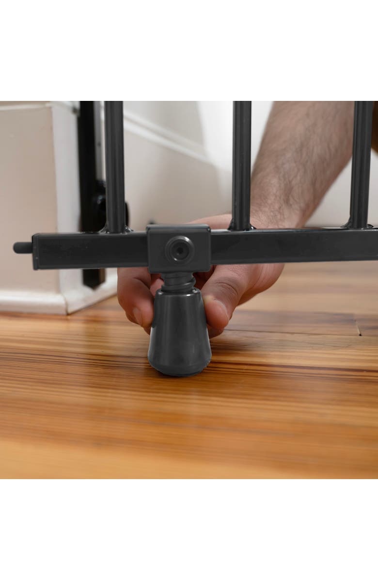 INGENUITY The Stairway+ 46W Series Pet and Baby Gate, Alternate, color, Black