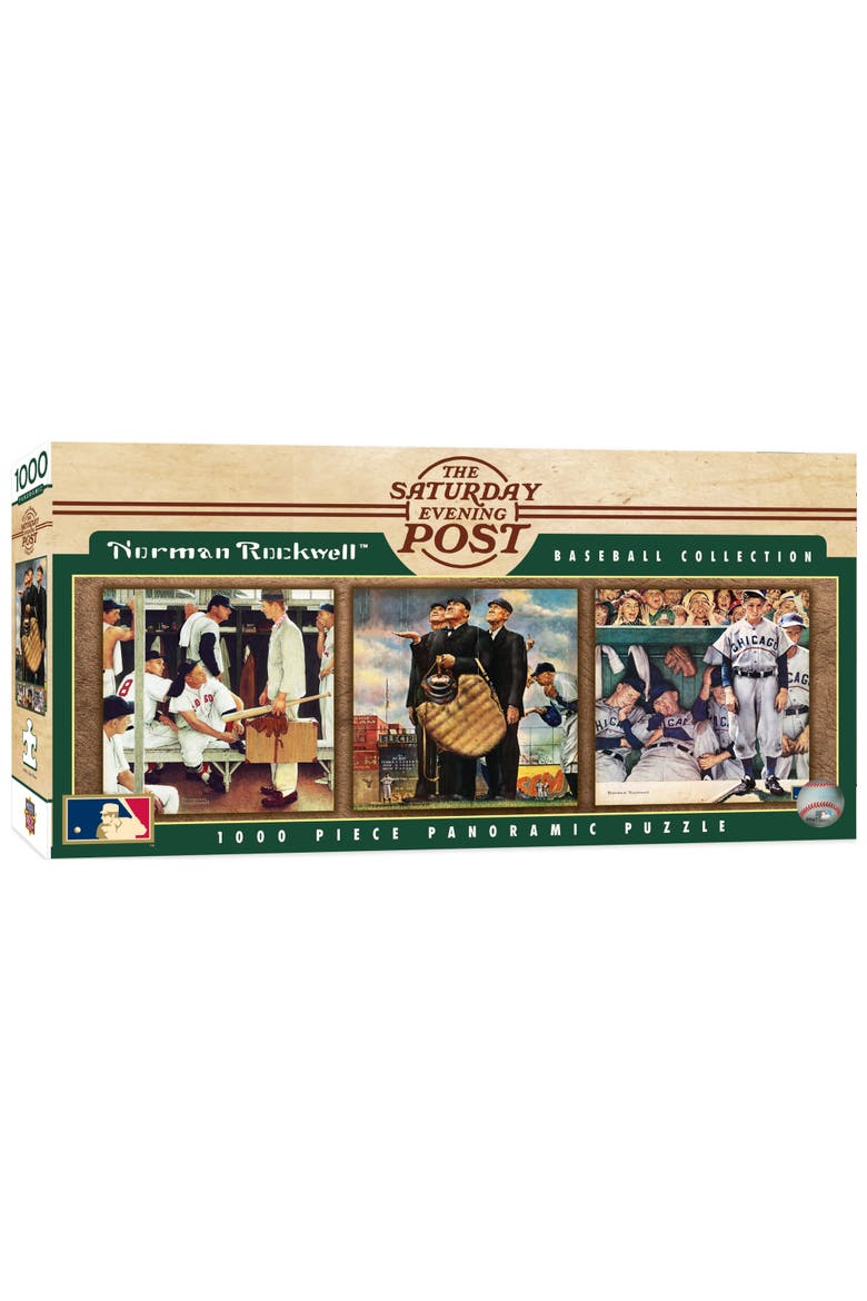 Baseball Collection 1000pc Pano Puzzle, Main, color, Multicolor