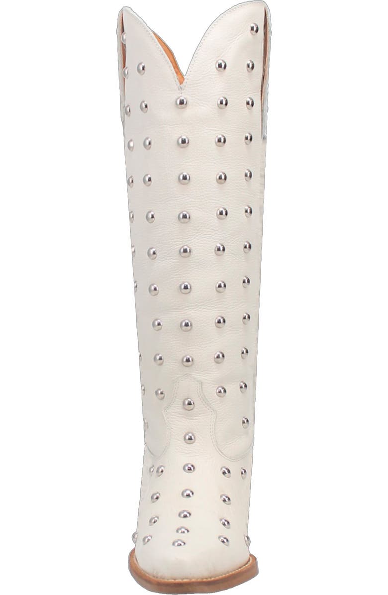Dingo Broadway Bunny Western Boot, Alternate, color, White
