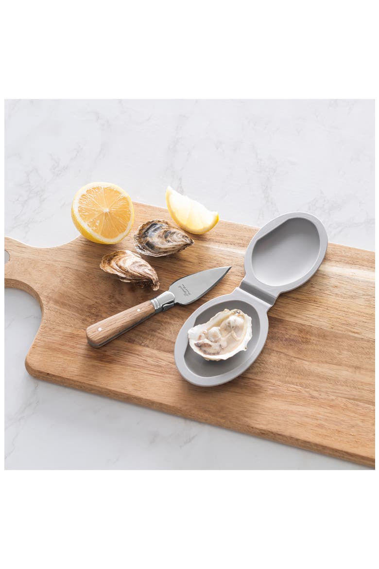 Oyster Shucker & Holder, Alternate, color, WOOD