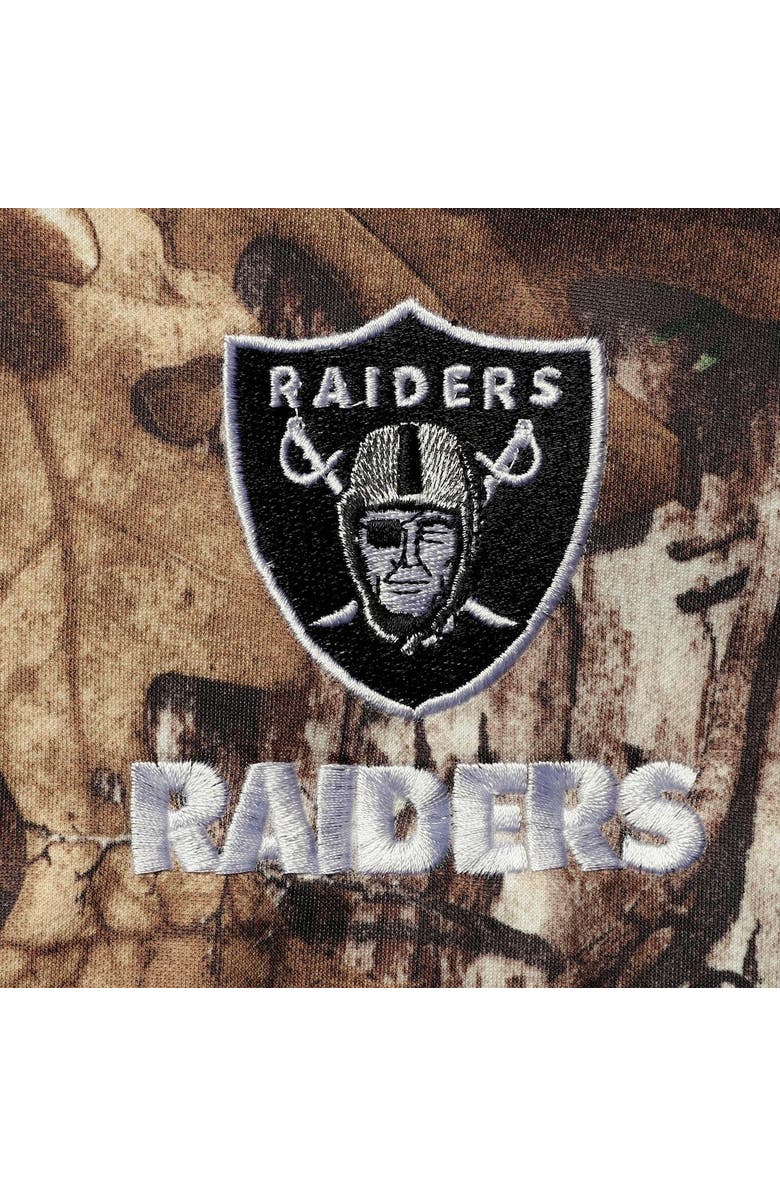 DUNBROOKE Men's Dunbrooke Realtree Camo Las Vegas Raiders Trophy Tech Fleece Full-Zip Hoodie, Alternate, color, 