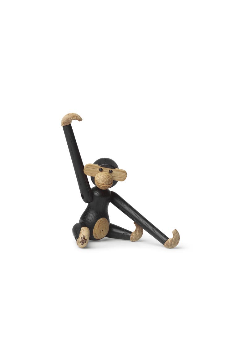 Kay Bojesen Monkey Mini, Alternate, color, Dark stained oak