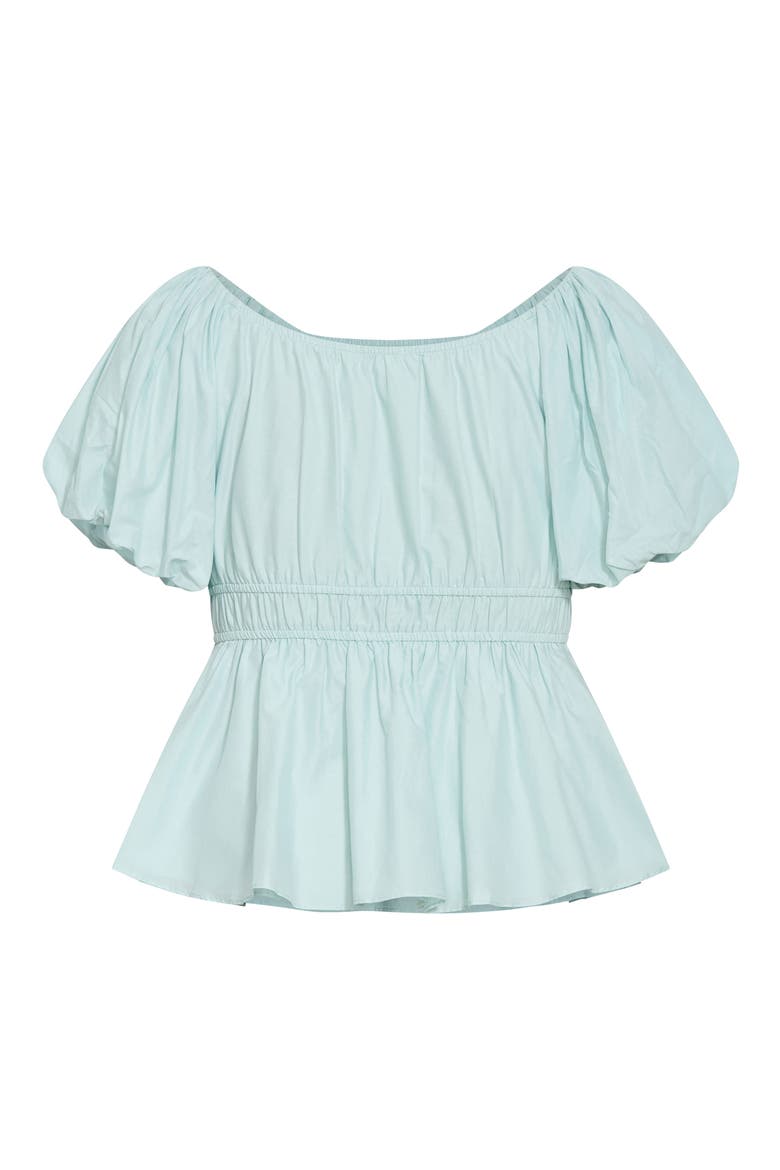 Lilli Peplum Top, Alternate, color, SEAFOAM