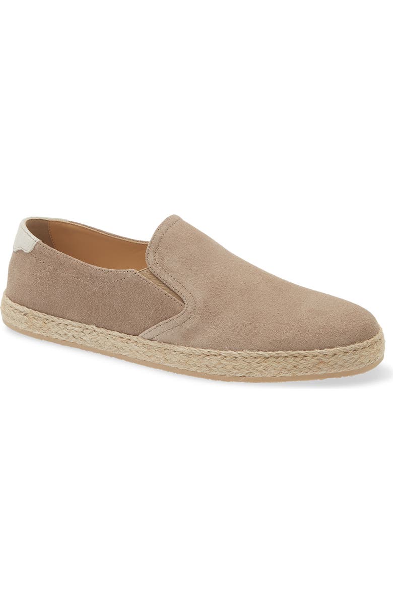 Brunello Cucinelli Suede Espadrille, Main, color, Cec49 Tan