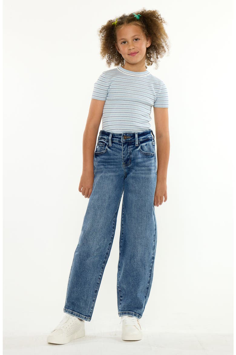 Jill High Rise Barrel Jeans, Alternate, color, Medium Wash