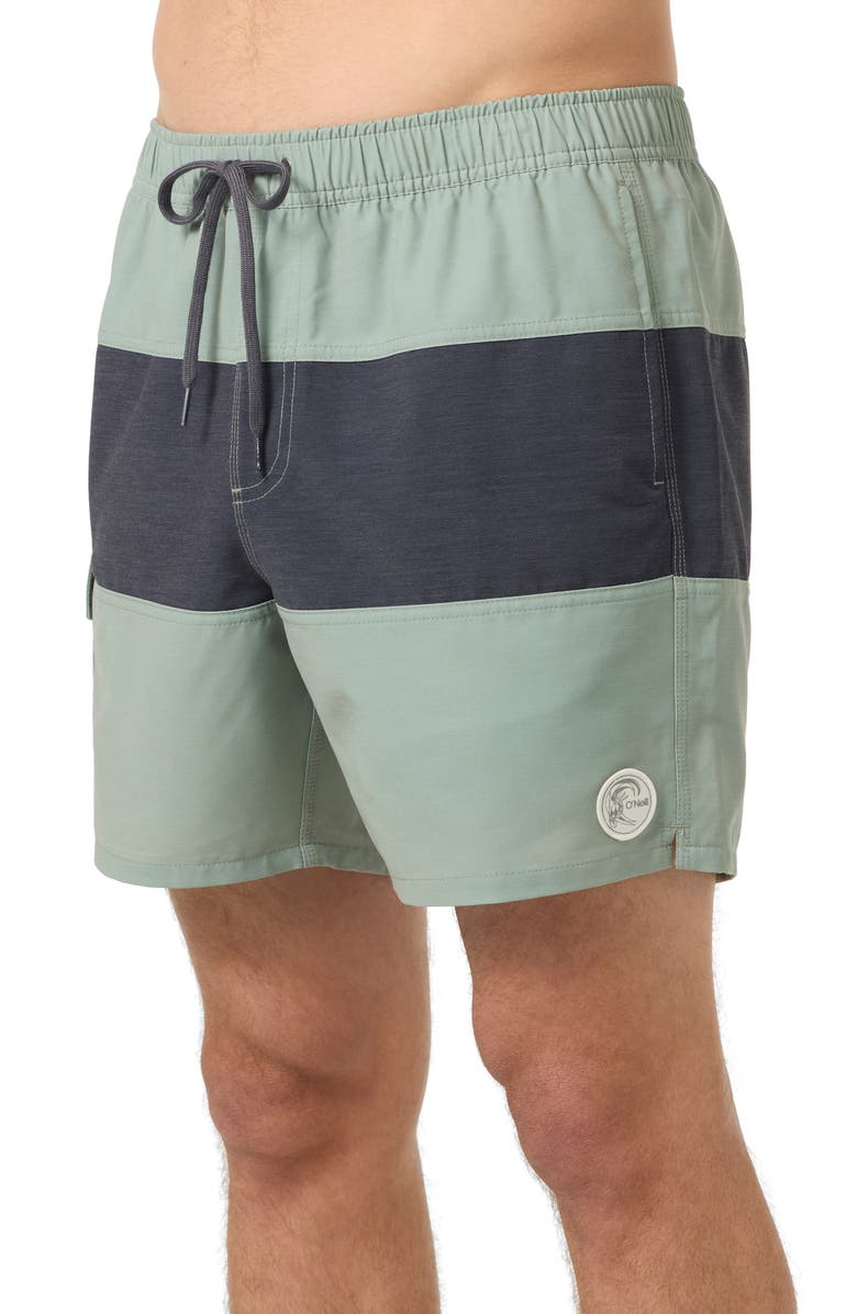O'Neill OG Midway Volley Swim Trunks, Alternate, color, Seagrass