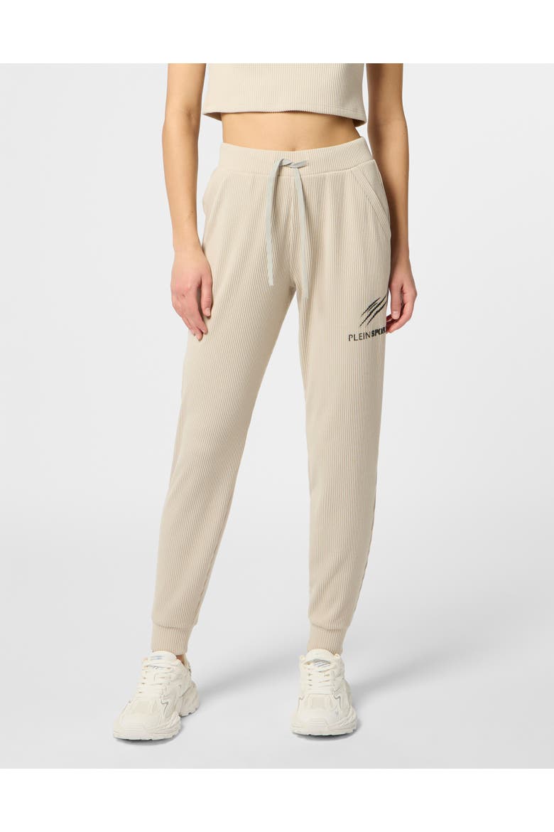 Ribbed Joggers Scratch Women, Main, color, OffWhite