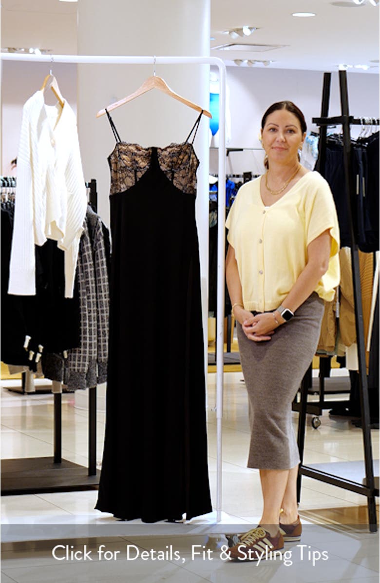 Coressa Underwire Lace Inset Gown, sales video thumbnail