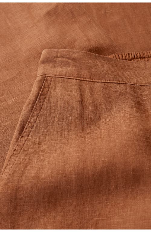 Seasalt Cornwall Merrivale Linen Culottes In Chutney