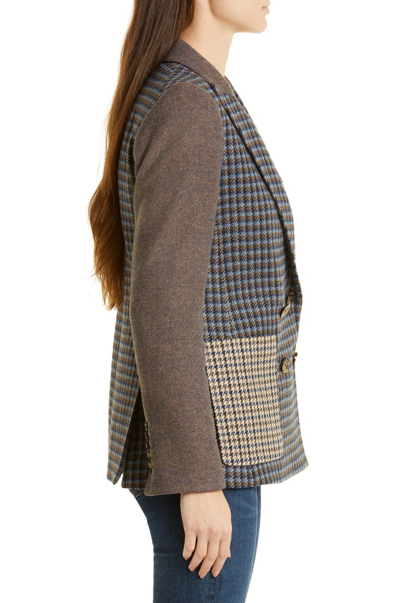 Veronica Beard Faustine Dickey Blazer, Alternate, color, 