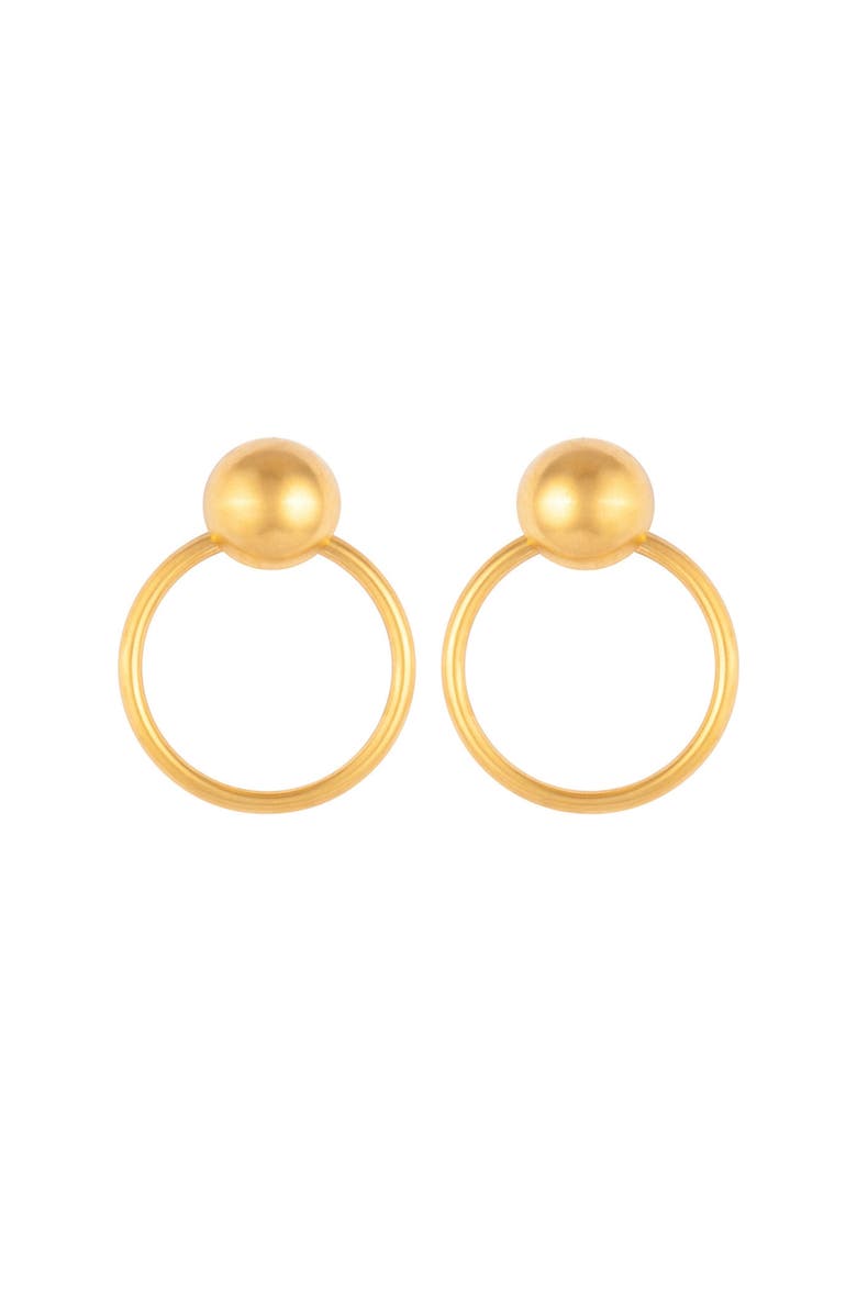 Susan Caplan 1980s Vintage Door Knocker Oversized Earrings, Main, color, Door Knocker