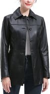 Kimi & Kai Women's Ailany Leather Car Coat