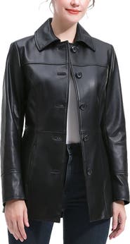 Kimi & Kai Women's Ailany Leather Car Coat
